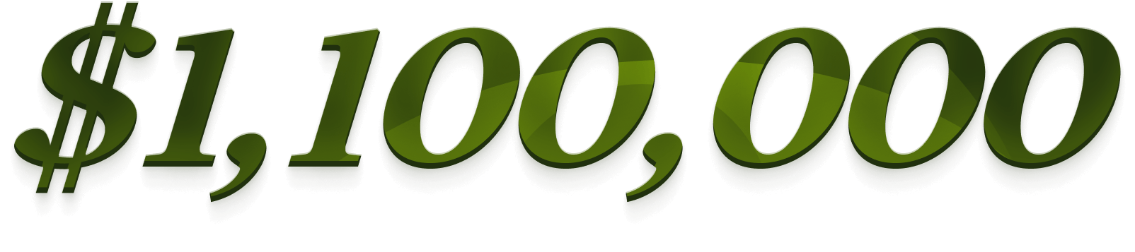 $1,100,000